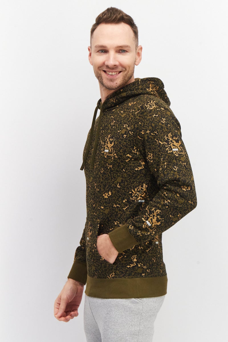 PUMA Men Sportswear Fit Hooded Long Sleeve Sweatshirts, Black Combo - Image 4